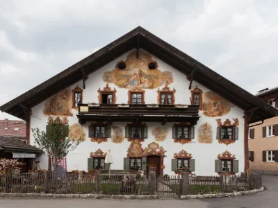 Oberamergau – oslikane kuće, Bavarska